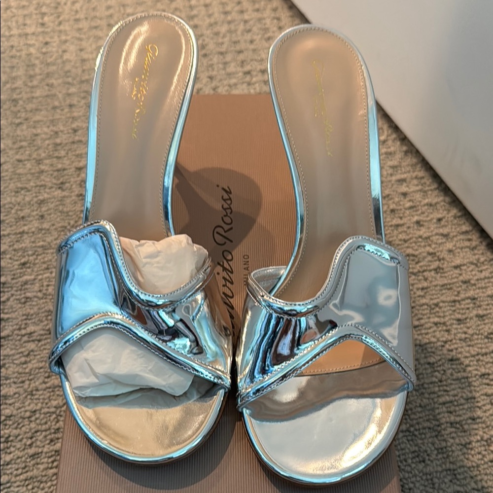 Gianvito Rossi Silver Women's Sandals